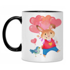 Кружка двухцветная