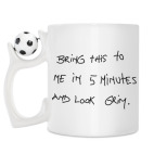 Кружка с футбольным мячиком