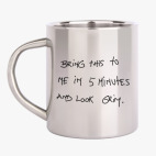 Кружка металлическая