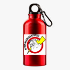 Металлическая бутылка 400 мл UV-DTF