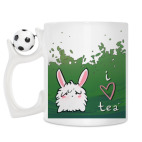 Кружка с футбольным мячиком