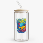 Банка с бамбуковой крышкой