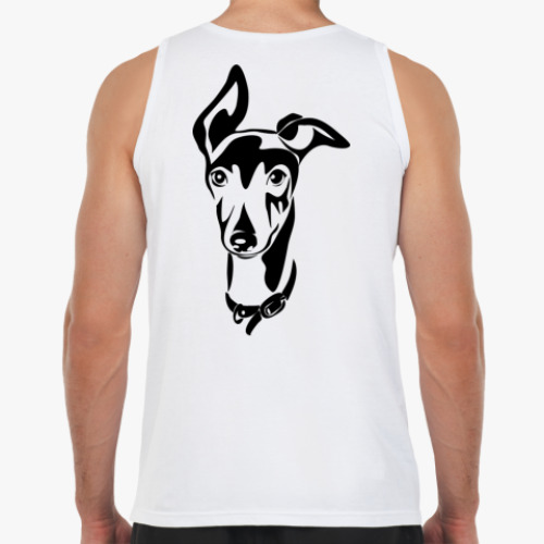 Майка с принтом собака