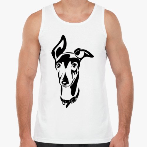 Майка с принтом собака