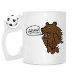 Кружка с футбольным мячиком