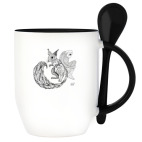 Кружка с ложкой