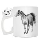 Кружка с футбольным мячиком