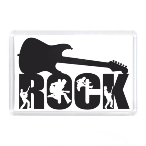 Магнит с принтом Rock