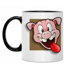 Кружка двухцветная