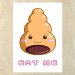 Шоколадный рогалик