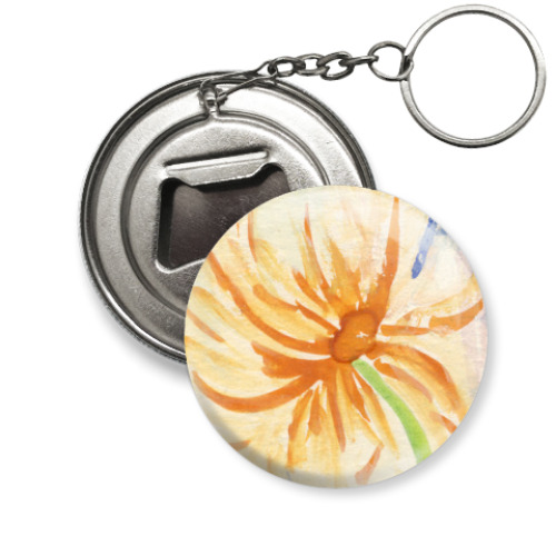 Брелок-открывашка с принтом  'Акварель'