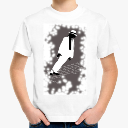 Детская футболка с принтом Макл Джексон