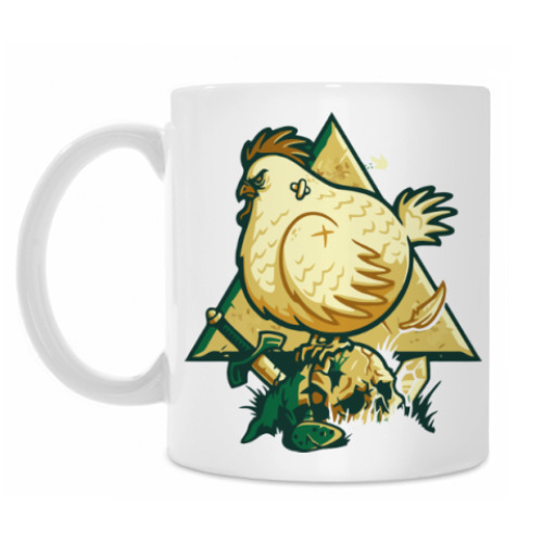 Кружка с принтом Курица (Зельда)