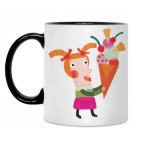 Кружка двухцветная