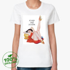 Женская футболка органик