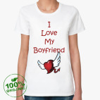 Женская футболка органик