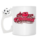 Кружка с футбольным мячиком