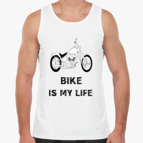 Майка с принтом  BIKE
