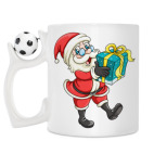 Кружка с футбольным мячиком