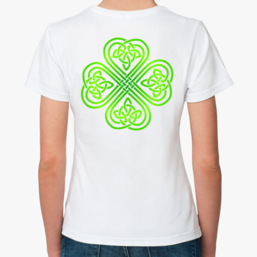 Классическая футболка с принтом IRISH