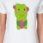 Девочка кактус  сердечком  в лапках