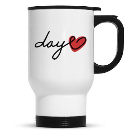 Кружка-термос с принтом Коты Love Day