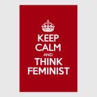 Постер 30 х 45 см Think feminist