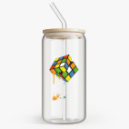 Банка с бамбуковой крышкой