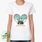 Женская футболка органик