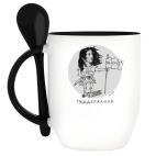 Кружка с ложкой