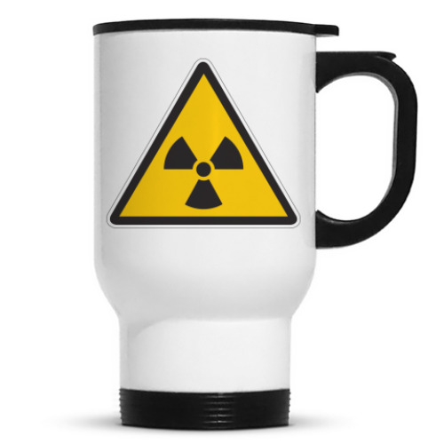 Кружка-термос с принтом радиация