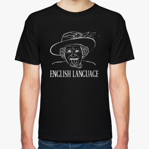 Футболка с принтом Английский язык