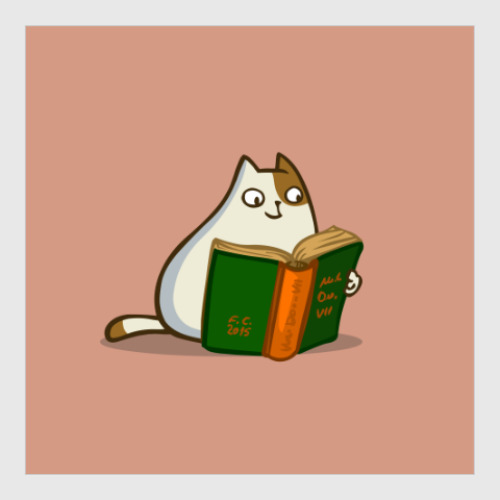 Постер с принтом Пятничный Котик №19