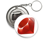 Брелок-открывашка 50 мм Ruby
