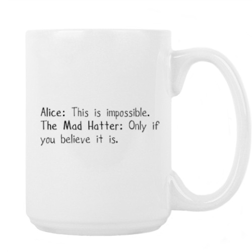 Кружка с принтом Алиса в стране чудес/ Alice in wonderland