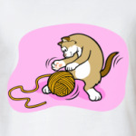 Кот с клубочком