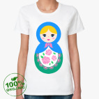 Женская футболка органик