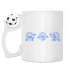 Кружка с футбольным мячиком