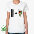 Женская футболка органик