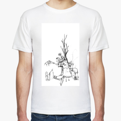 Футболка с принтом Стимпанк