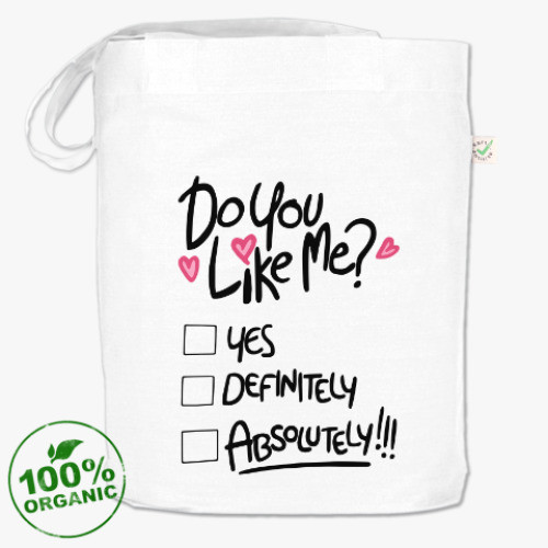 Сумка шоппер с принтом Gravity Falls - Do you like me