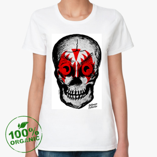 Женская футболка из органик-хлопка с принтом HALLOWEEN