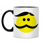 Кружка двухцветная