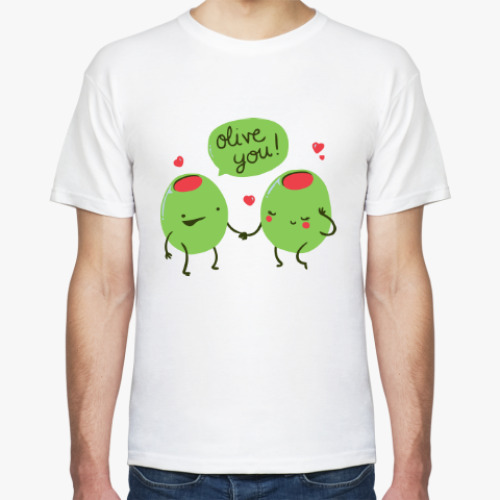 Футболка с принтом Olive You