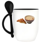 Кружка с ложкой