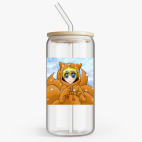 Банка с бамбуковой крышкой