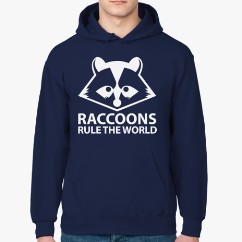 Толстовка худи с принтом Еноты правят миром