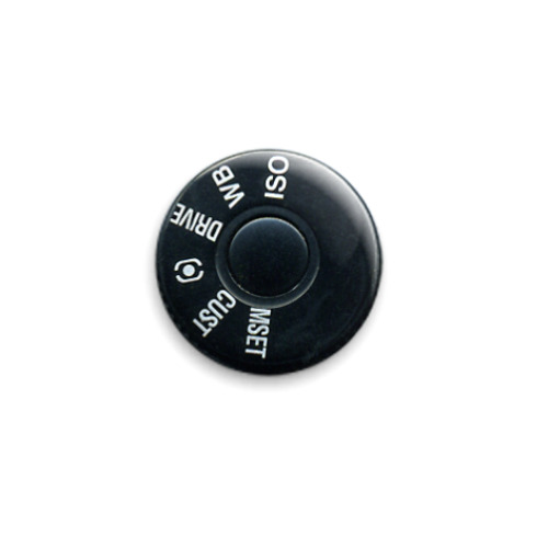 Значок 25мм с принтом Фотоаппарат