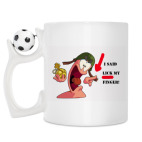 Кружка с футбольным мячиком