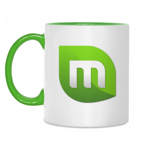 Кружка с принтом Linux Mint